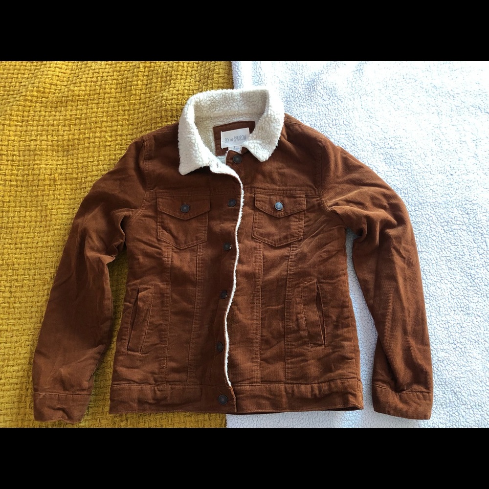 Corduroy Sherpa Jacket